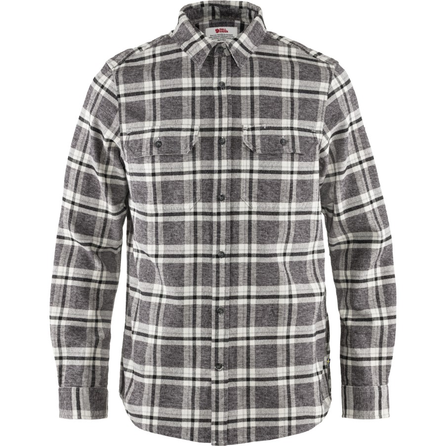 Fjällräven Övik Heavy Flannel Shirt M Dark Grey