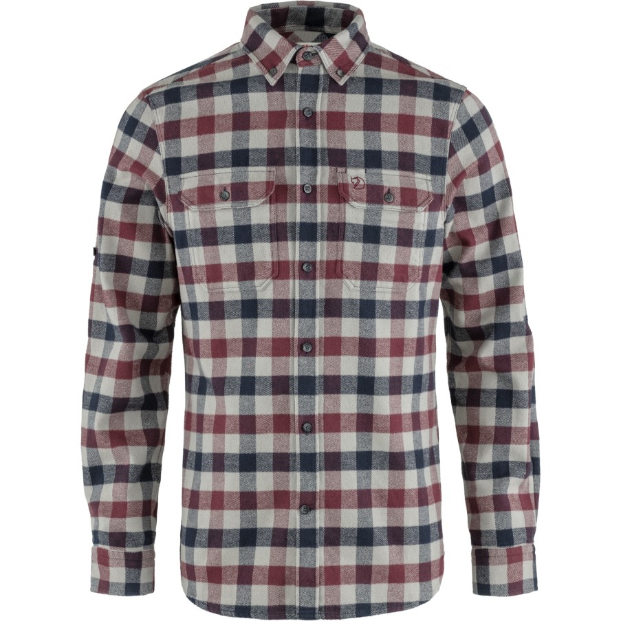 Fjällräven Dark Garnet-Fog Skog Shirt M