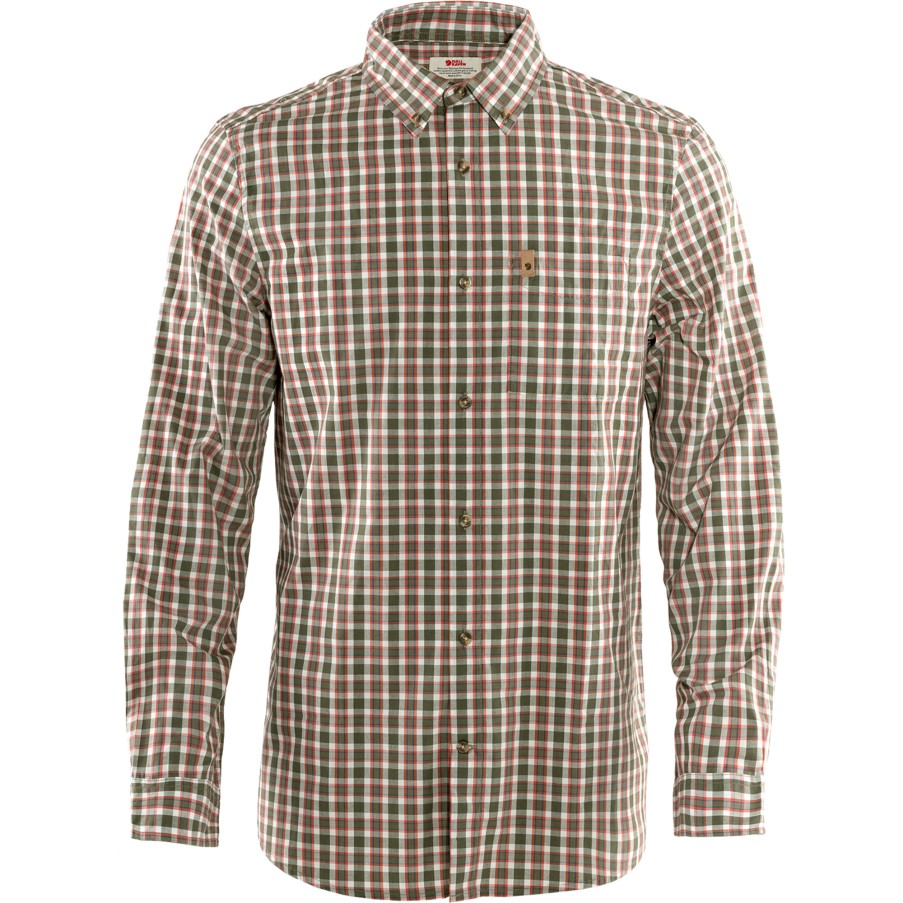 Laurel Green Fjällräven Övik Shirt Ls M