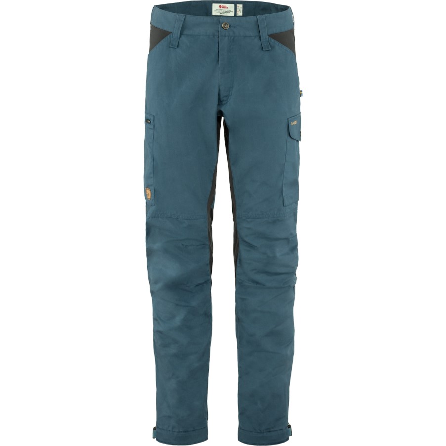 Fjällräven Kaipak Trousers M Long Uncle Blue-Dark Grey