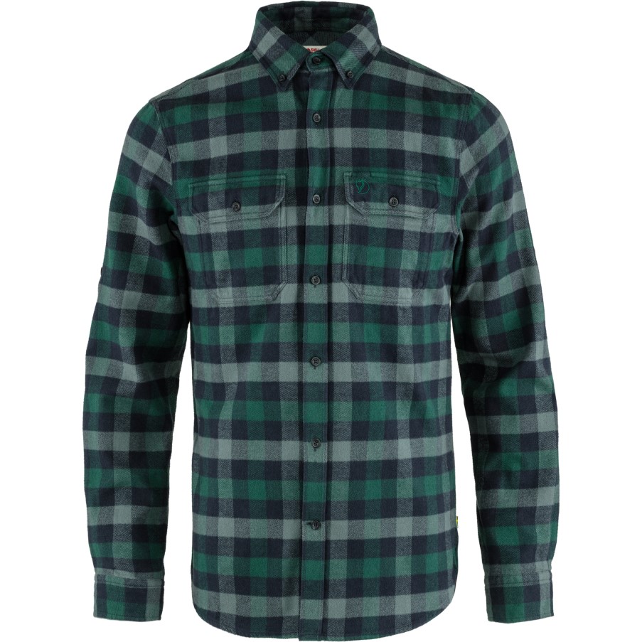 Arctic Green-Dark Navy Skog Shirt M Fjällräven