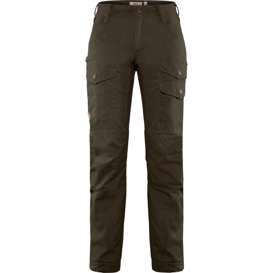 Dark Olive Fjällräven Vidda Pro Ventilated Trousers W Short