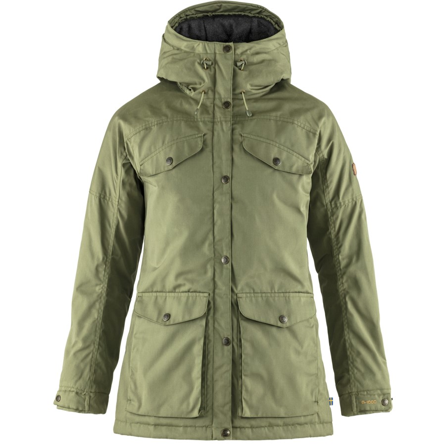 Green Fjällräven Vidda Pro Wool Padded Jacket W
