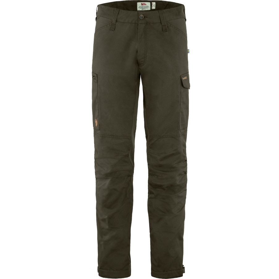 Kaipak Trousers M Long Fjällräven Dark Olive