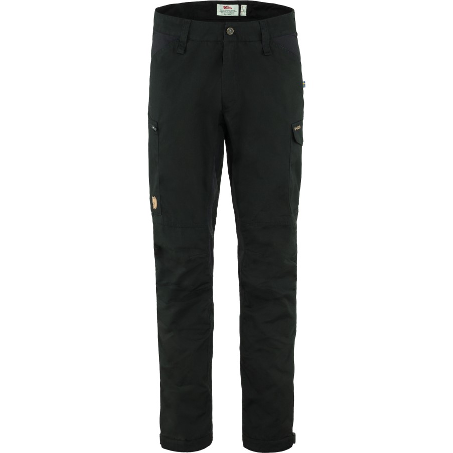 Kaipak Trousers M Long Black Fjällräven