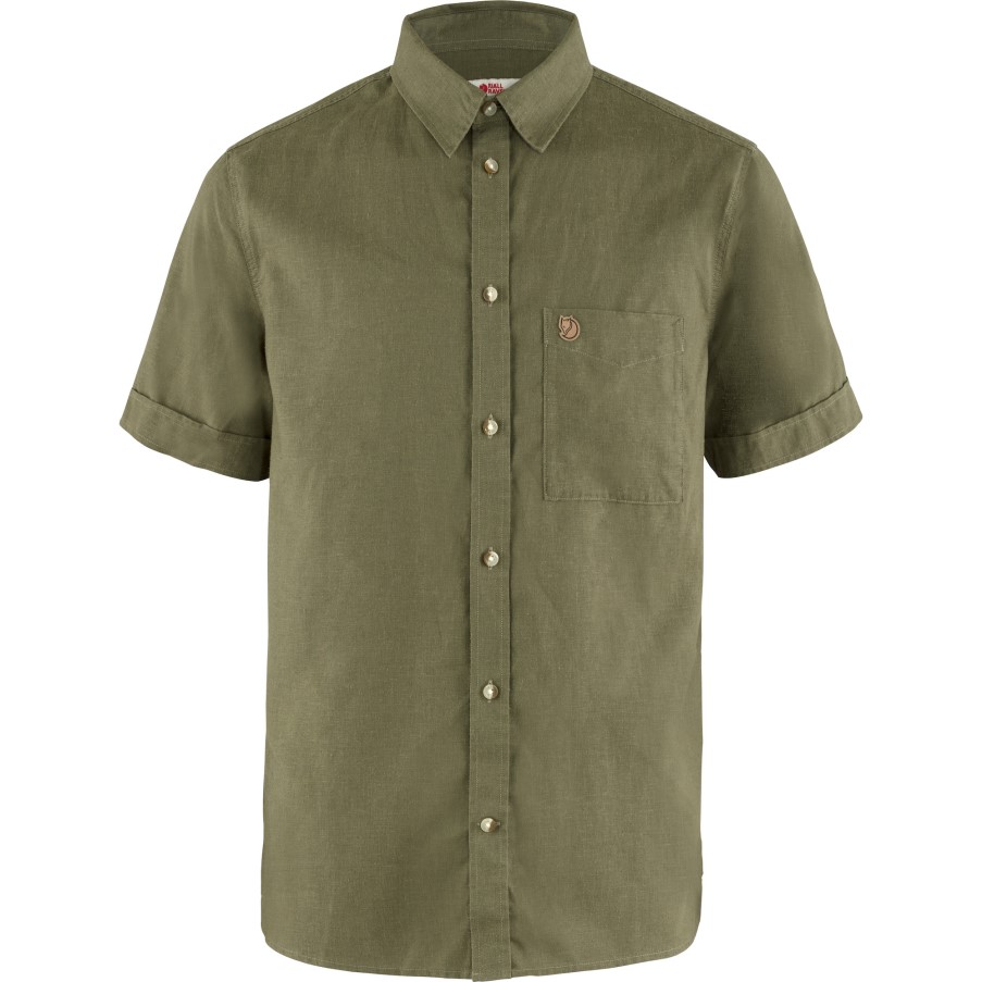 Green Övik Travel Shirt Ss M Fjällräven