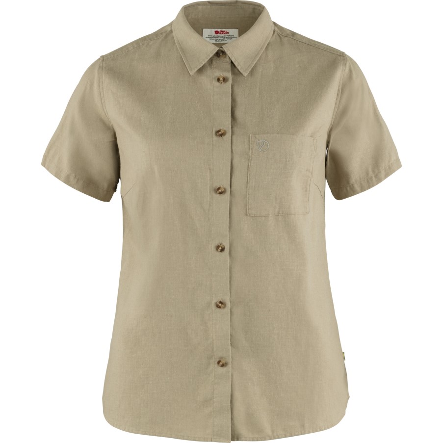 Sand Stone Övik Travel Shirt Ss W Fjällräven