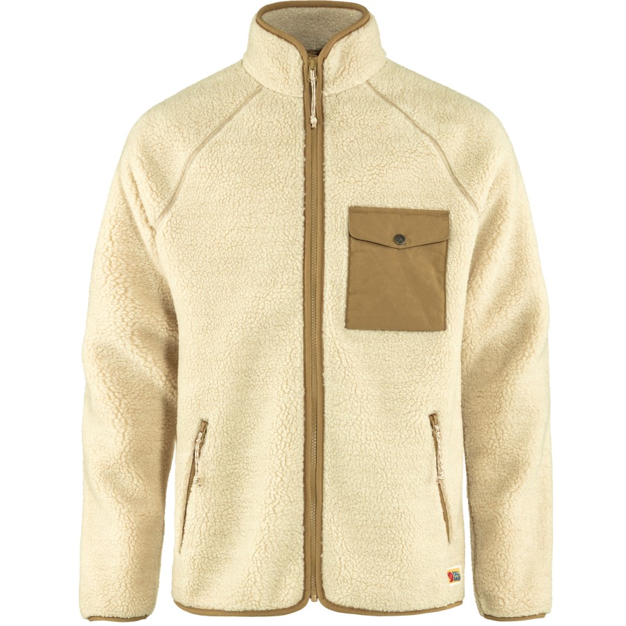 Chalk White Vardag Pile Fleece M Fjällräven Brand