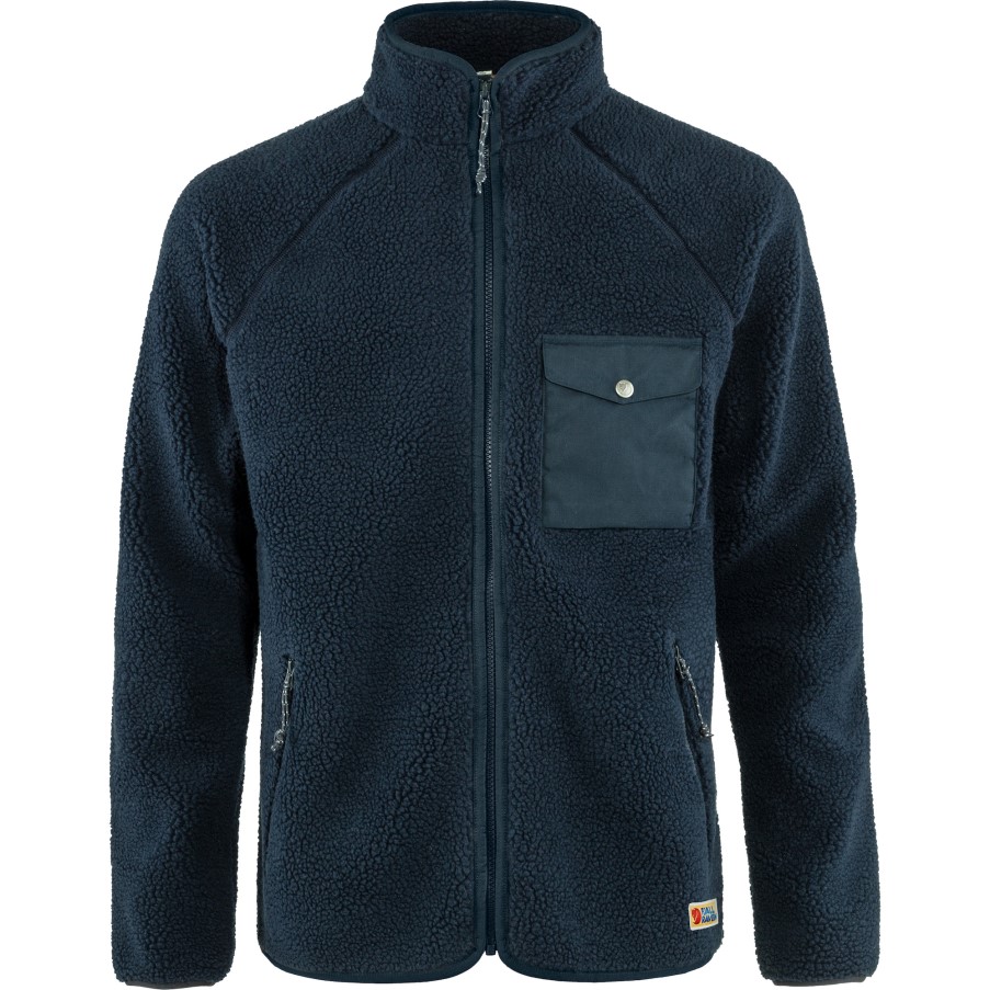Vardag Pile Fleece M Navy Fjällräven