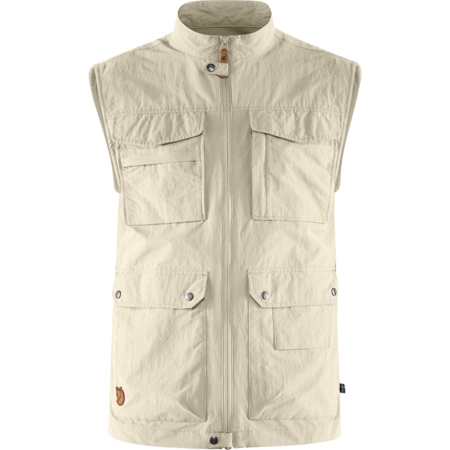 Fjällräven Light Beige Travellers Mt Vest M