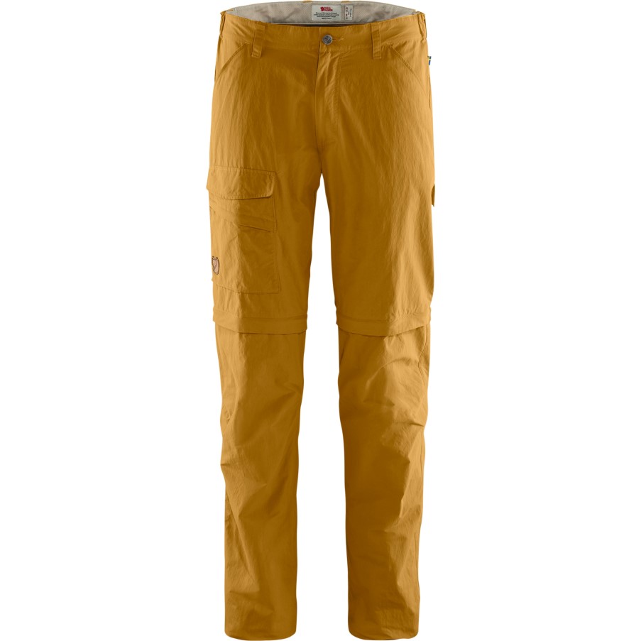 Ochre Fjällräven Travellers Mt Zip-Off Trousers M