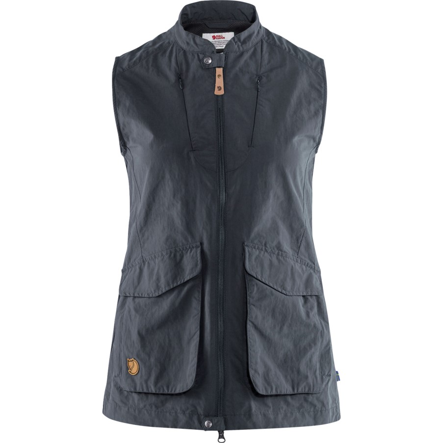Travellers Mt Vest W Dark Navy Fjällräven
