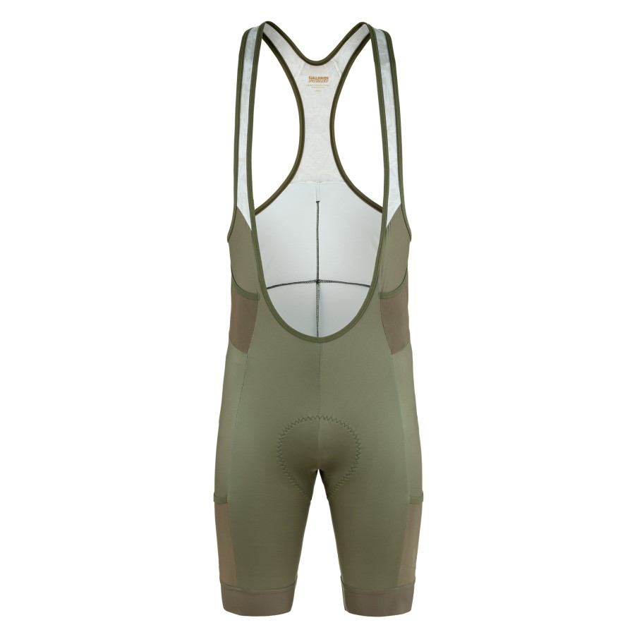 Green S/F Adventure Bib Shorts W/ Swat M Fjällräven