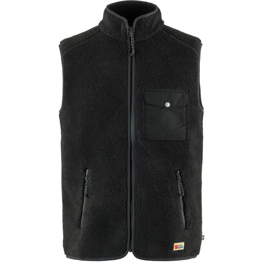 Vardag Pile Fleece Vest M Fjällräven Black