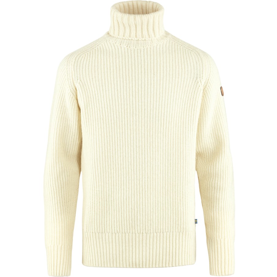 Övik Roller Neck Sweater M Chalk White Fjällräven