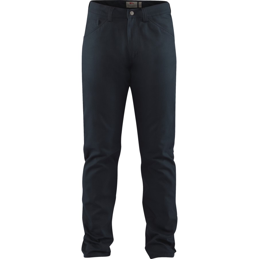 Fjällräven Dark Navy Greenland Canvas Jeans M Long