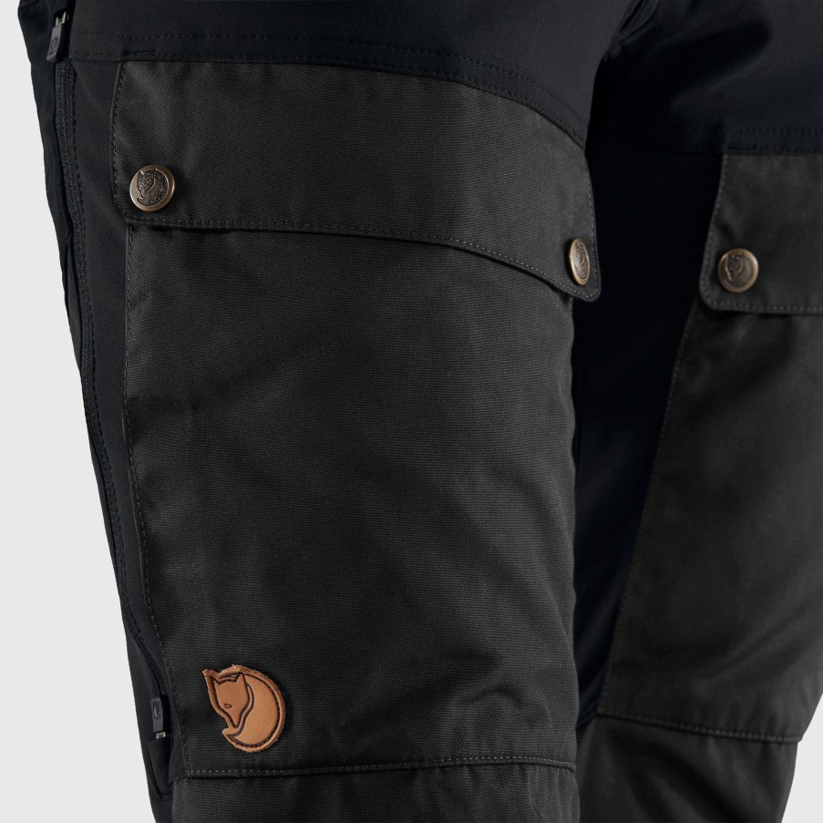Fjällräven Keb Trousers Curved W Short Basalt