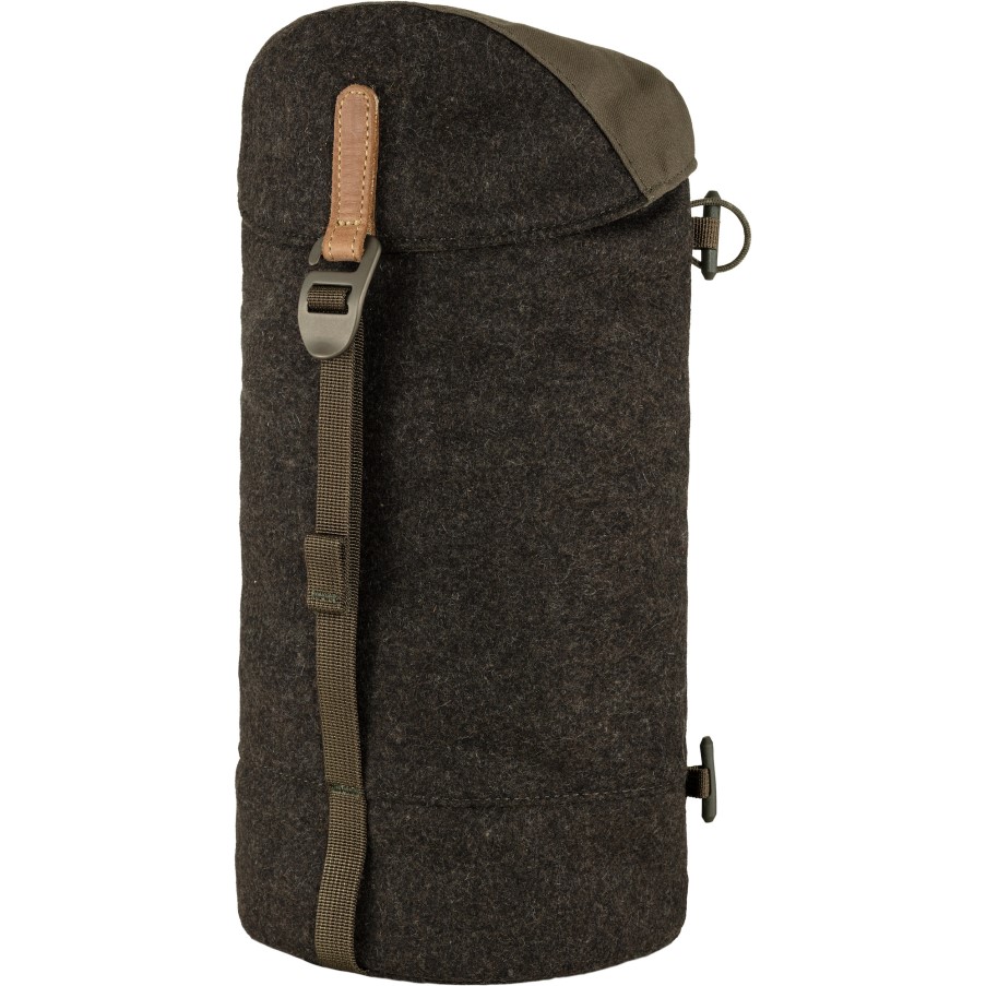 Fjällräven Dark Olive-Brown Värmland Wool Side Pocket