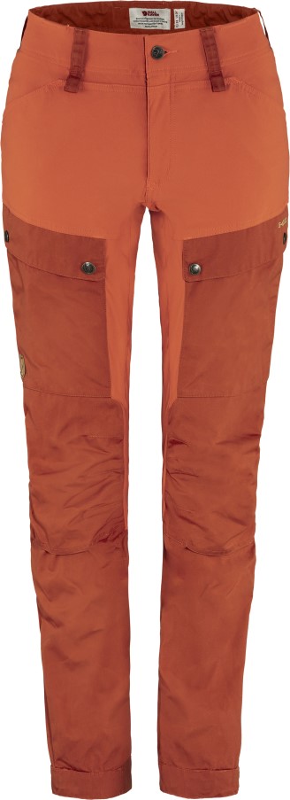 Keb Trousers Curved W Short Fjällräven Cabin Red-Rowan Red