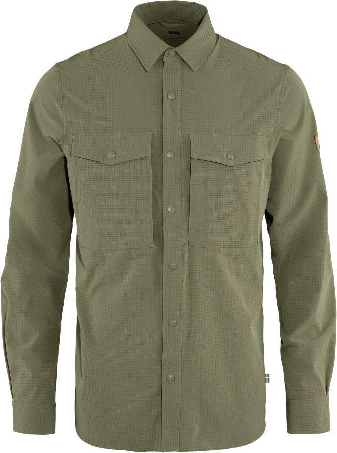 Fjällräven Light Olive Abisko Trekking Shirt M