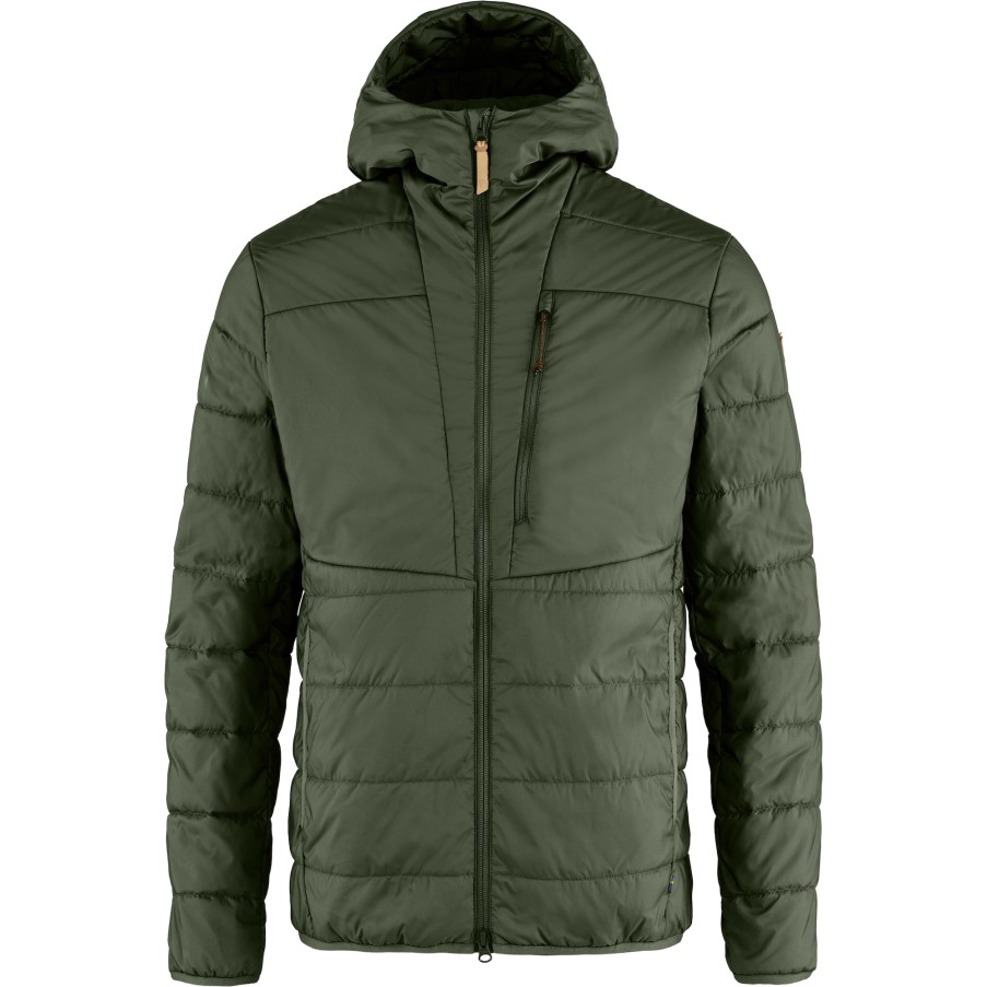 Deep Forest Keb Padded Hoodie M Fjällräven Brand