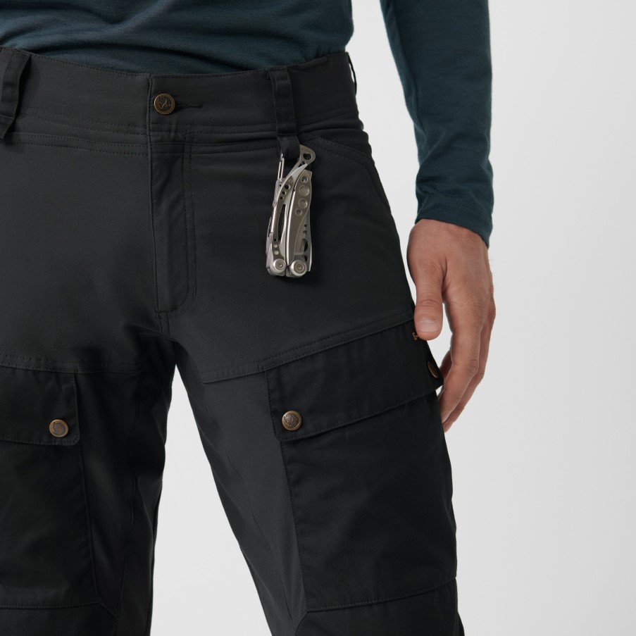 Keb Trousers M Reg Fjällräven Brand Black-Stone Grey