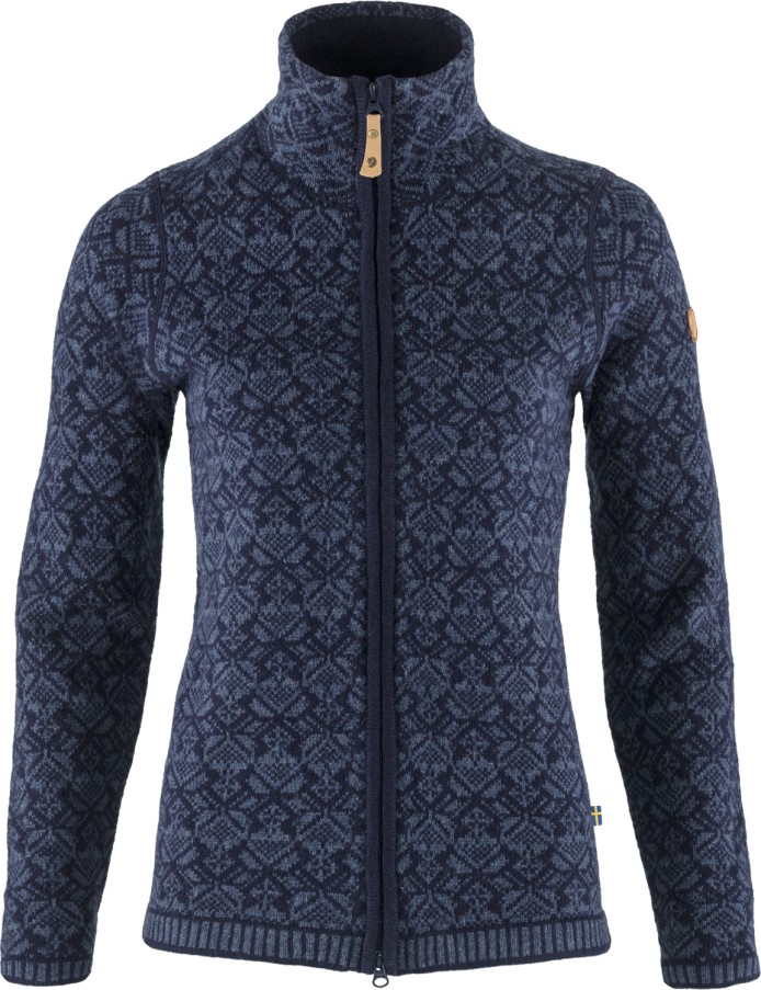 Snow Cardigan W Dark Navy Fjällräven