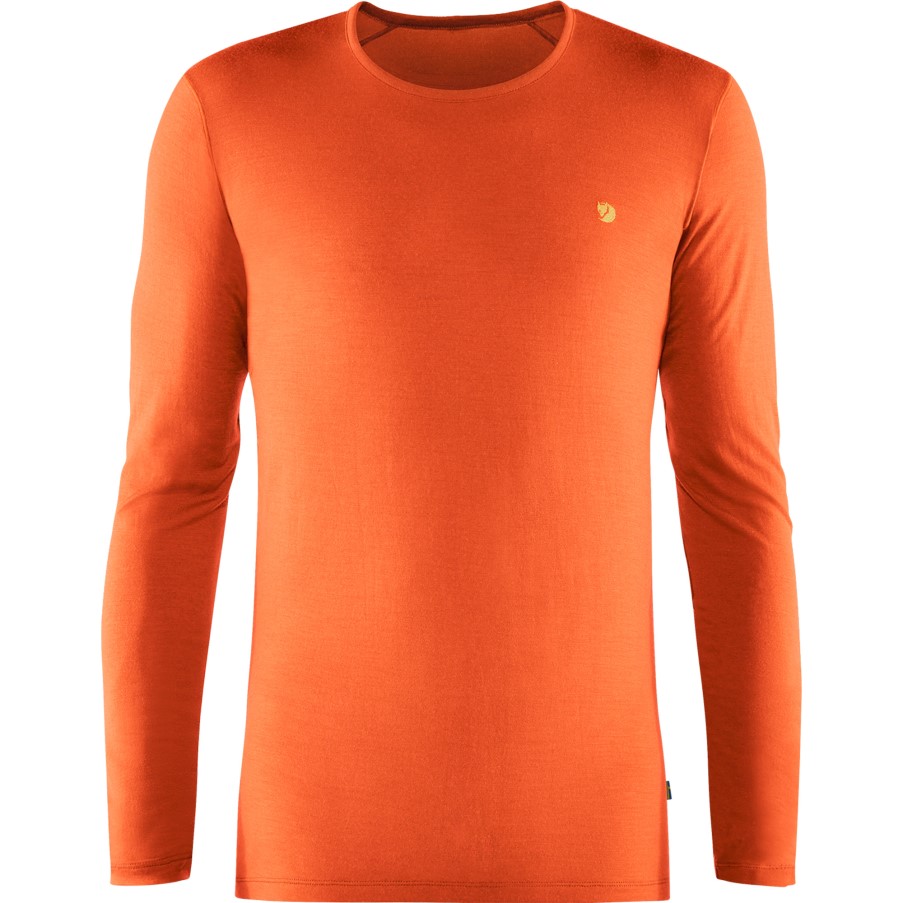 Bergtagen Thinwool Ls M Hokkaido Orange Fjällräven