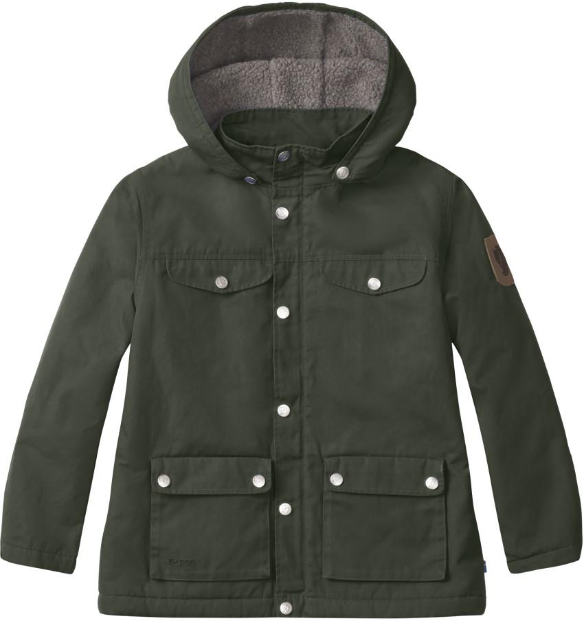 Kids Greenland Winter Jacket Fjällräven Deep Forest
