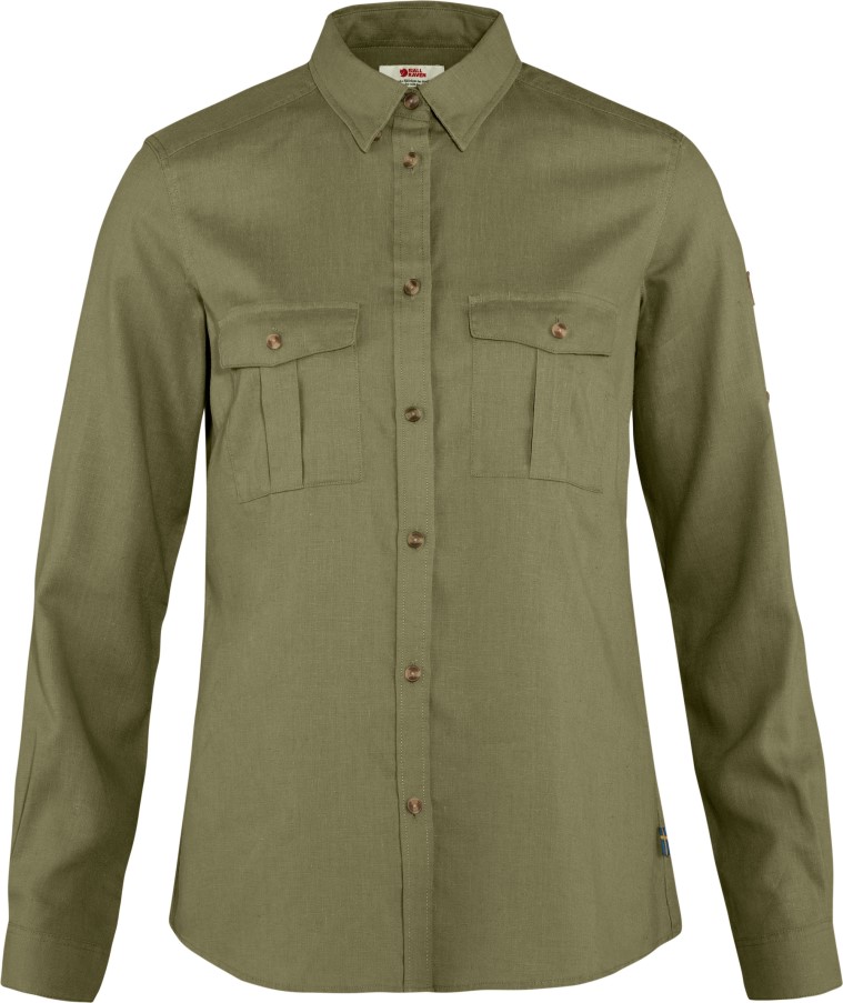 Fjällräven Övik Travel Shirt Ls W Green