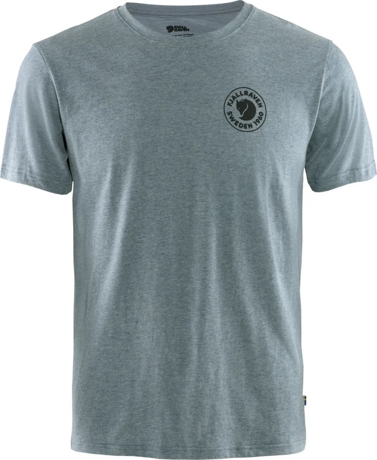 1960 Logo T-Shirt M Uncle Blue-Melange Fjällräven