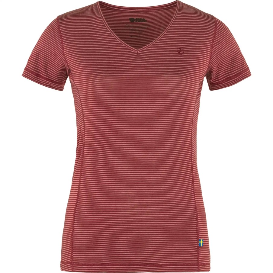 Pomegranate Red Abisko Cool T-Shirt W Fjällräven