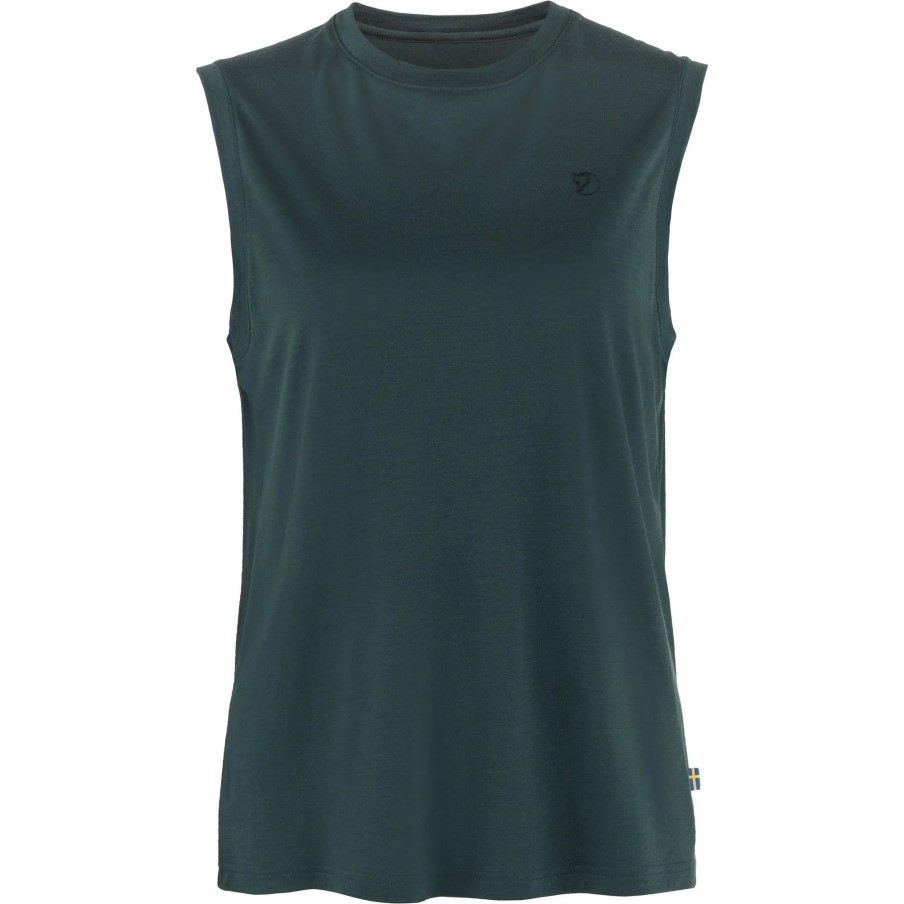 Fjällräven Dark Navy Abisko Wool Tank Top W