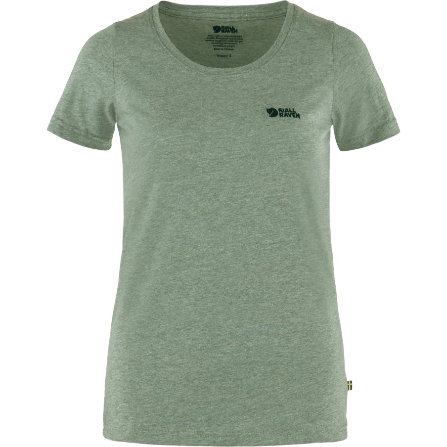 Fjällräven Logo T-Shirt W Patina Green-Melange