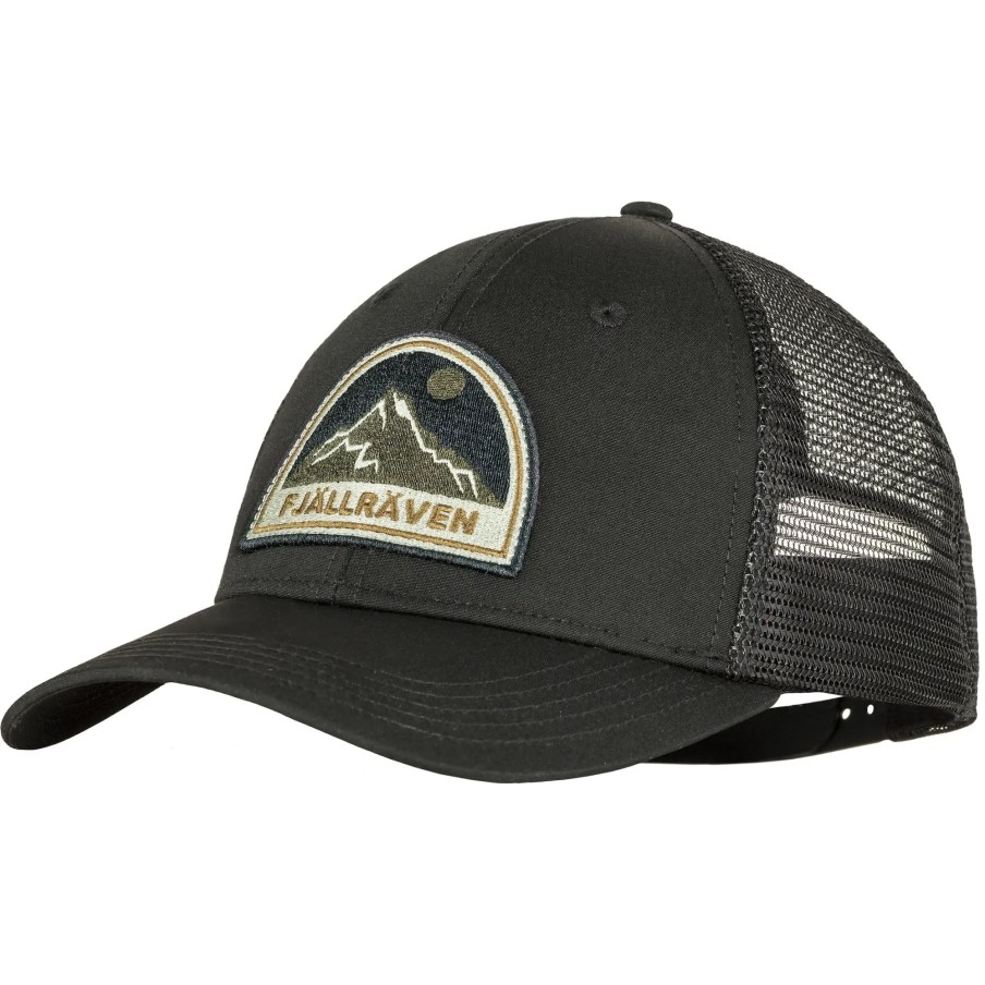 Black Fjällräven Badge Långtradarkeps