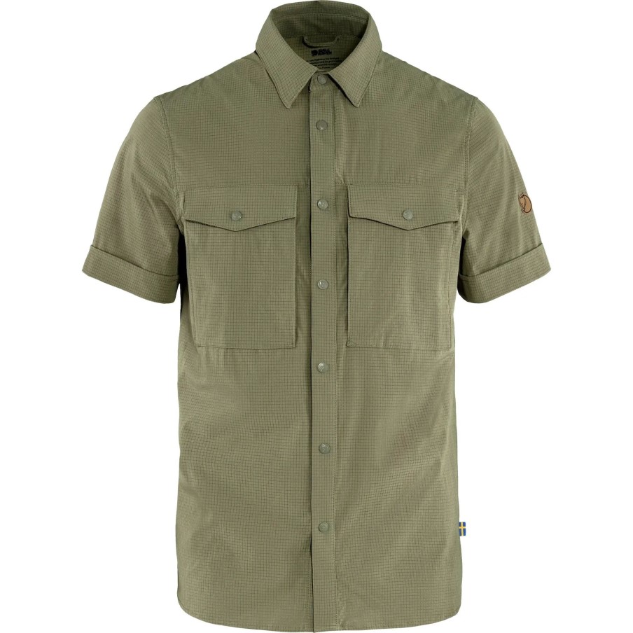 Fjällräven Light Olive Abisko Trekking Shirt Ss M