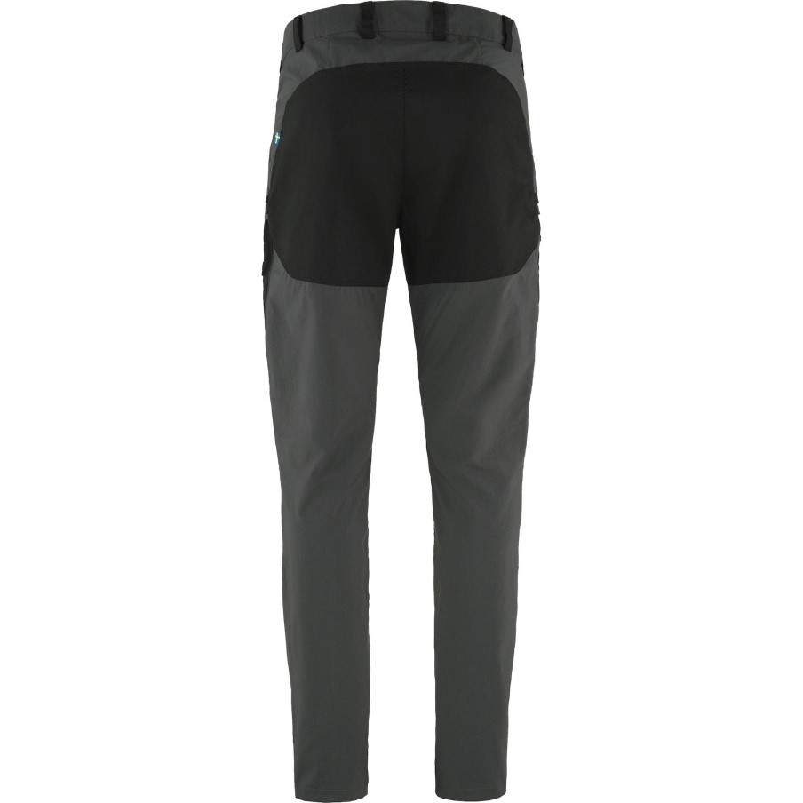 Dark Grey-Black Abisko Midsummer Trousers M Reg Fjällräven