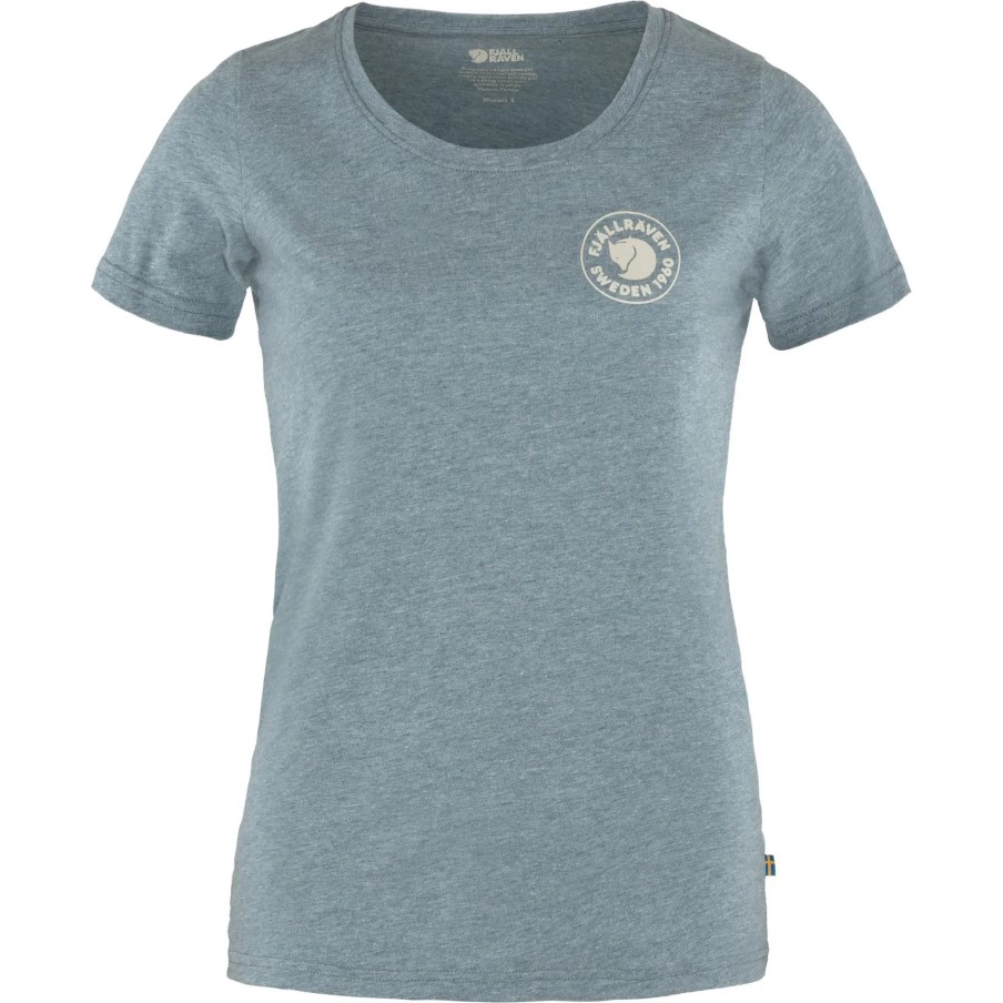 Fjällräven 1960 Logo T-Shirt W Indigo Blue-Melange