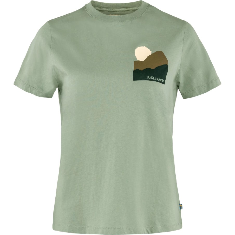 Nature T-Shirt W Fjällräven Sage Green