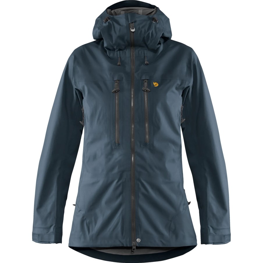 Fjällräven Mountain Blue Bergtagen Eco-Shell Jacket W