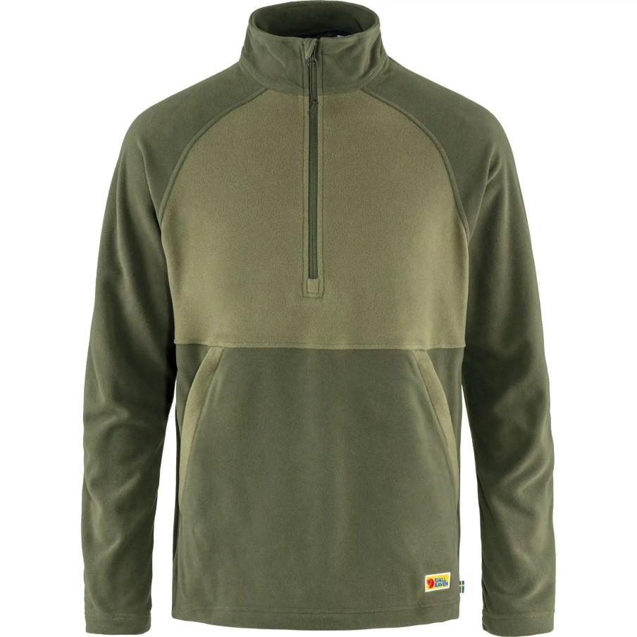Vardag Lite Fleece M Laurel Green-Light Olive Fjällräven