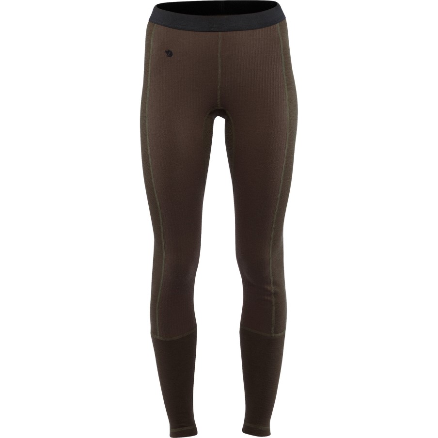 Fjällräven Värmland Woolterry Long Johns W Dark Olive
