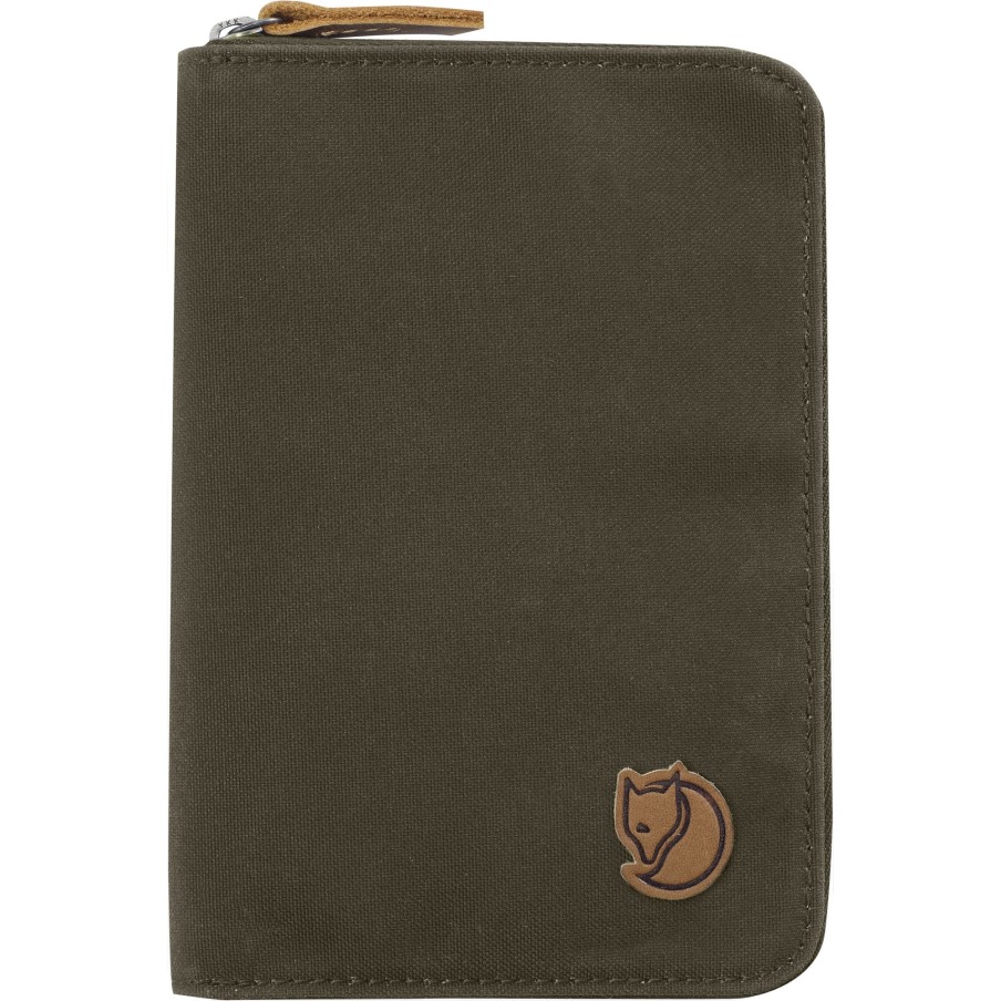 Fjällräven Dark Olive Passport Wallet