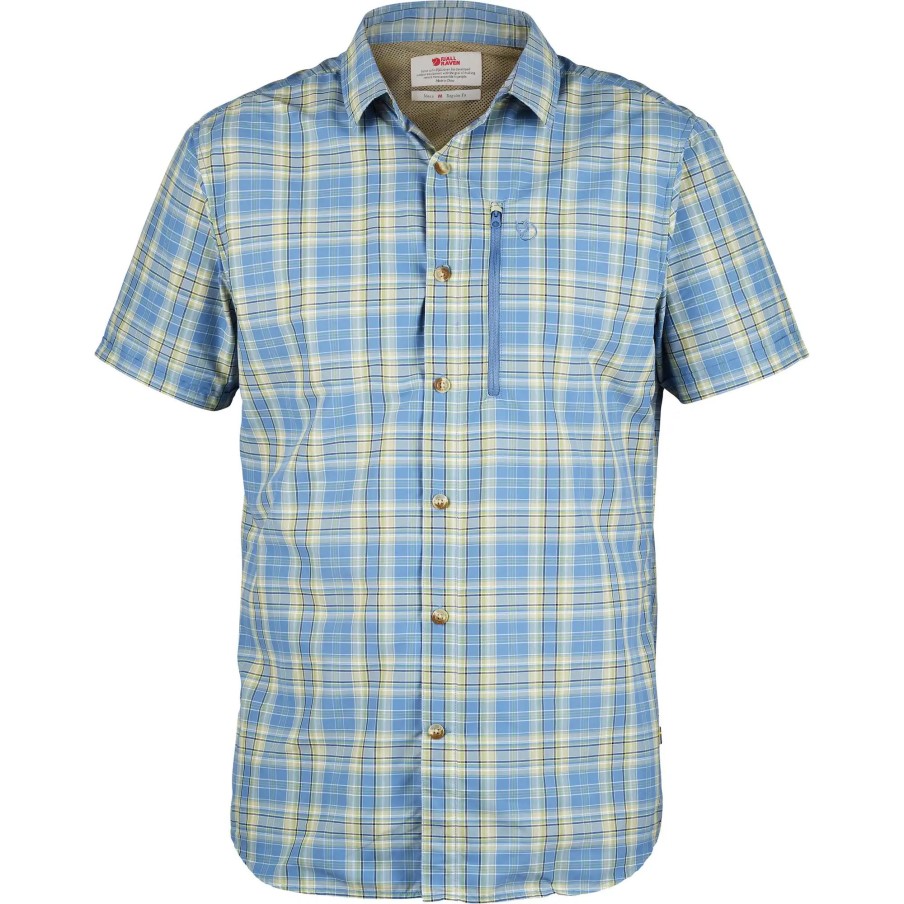 Abisko Hike Shirt Ss M Blue Ridge Fjällräven