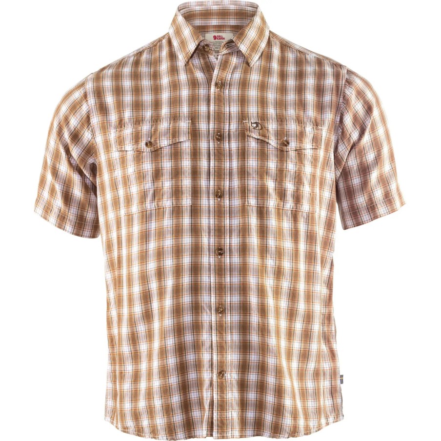 Fjällräven Abisko Cool Shirt Ss M Dark Sand