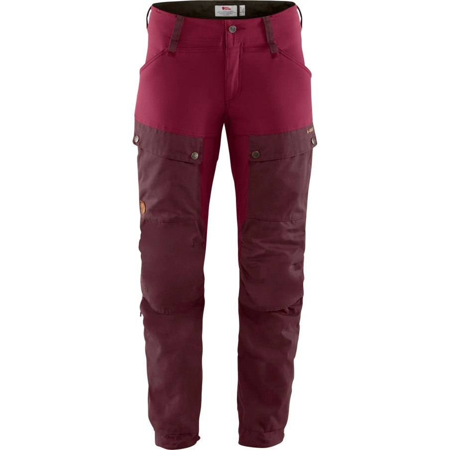 Fjällräven Keb Trousers W Reg Dark Garnet-Plum