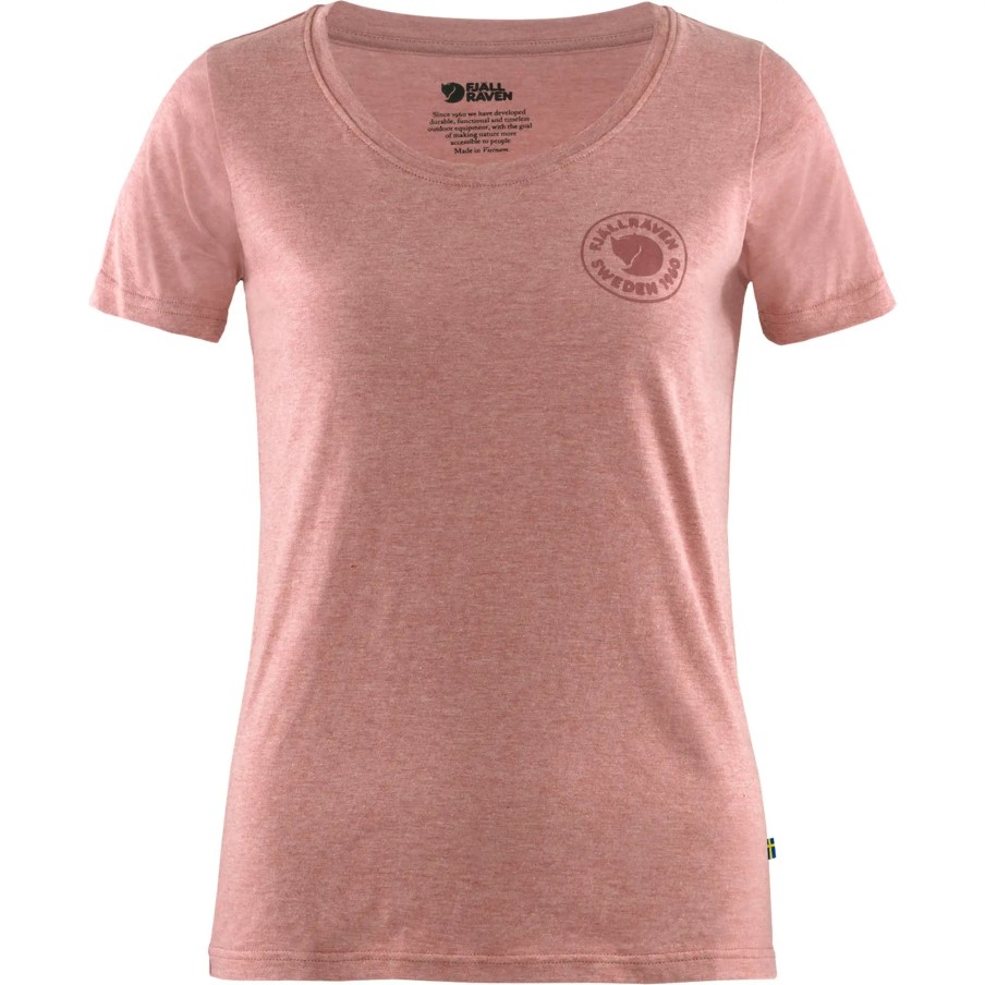 Raspberry Red-Melange 1960 Logo T-Shirt W Fjällräven