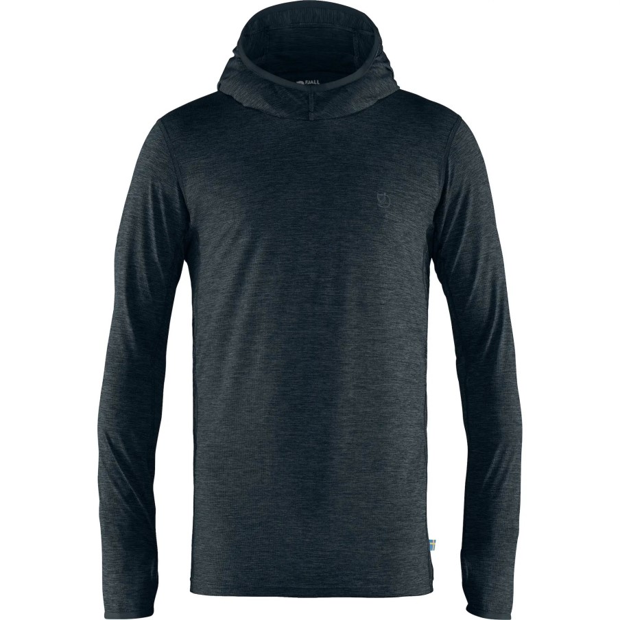 Abisko Sun Hoodie M Dark Navy Fjällräven