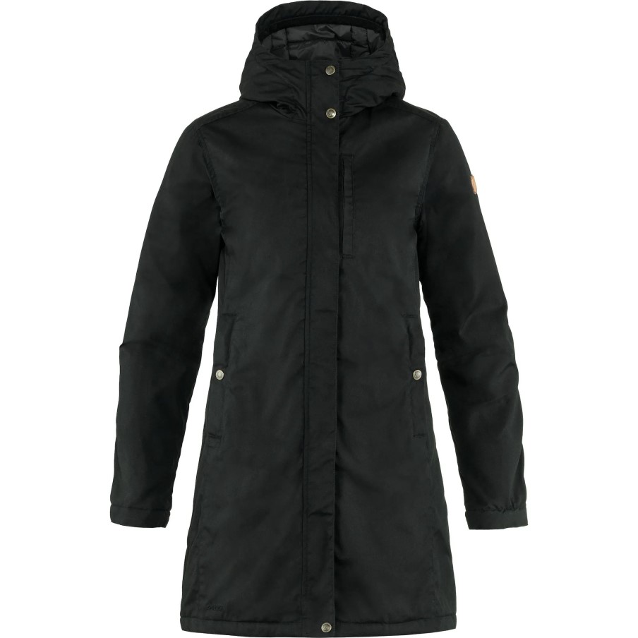 Black Kiruna Padded Parka W Fjällräven