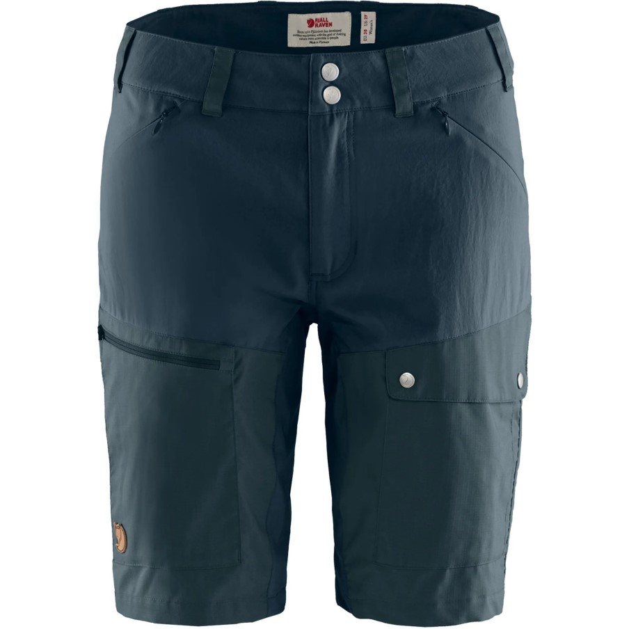 Dark Navy Fjällräven Abisko Midsummer Shorts W